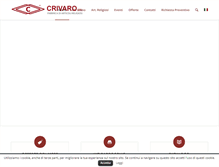 Tablet Screenshot of crivaro.it